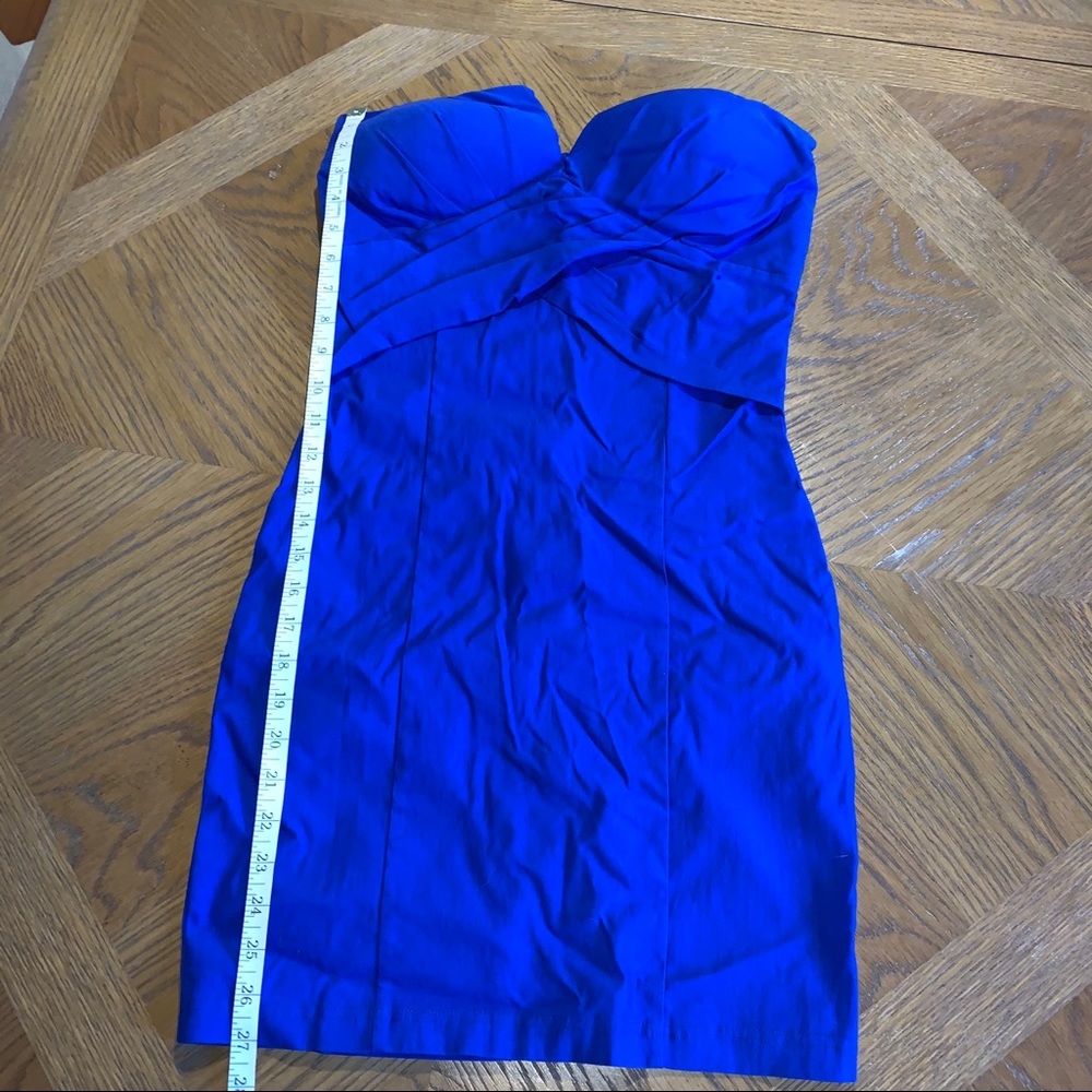 Strapless cocktail dress